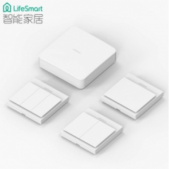 LifeSmart智能家居 流光开关 86入墙遥控按键插座面板